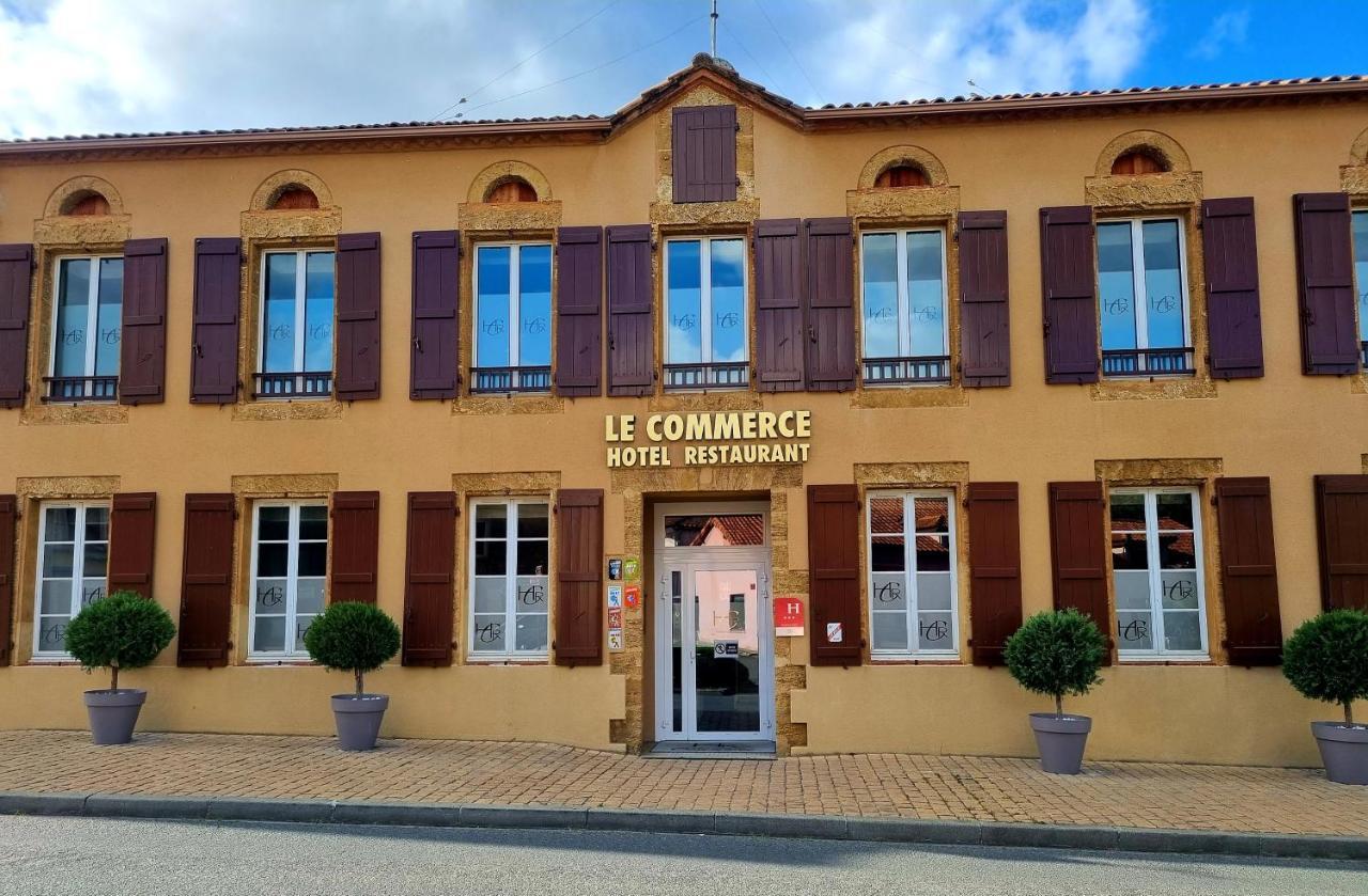 Hotel Restaurant Du Commerce Estang Exteriör bild